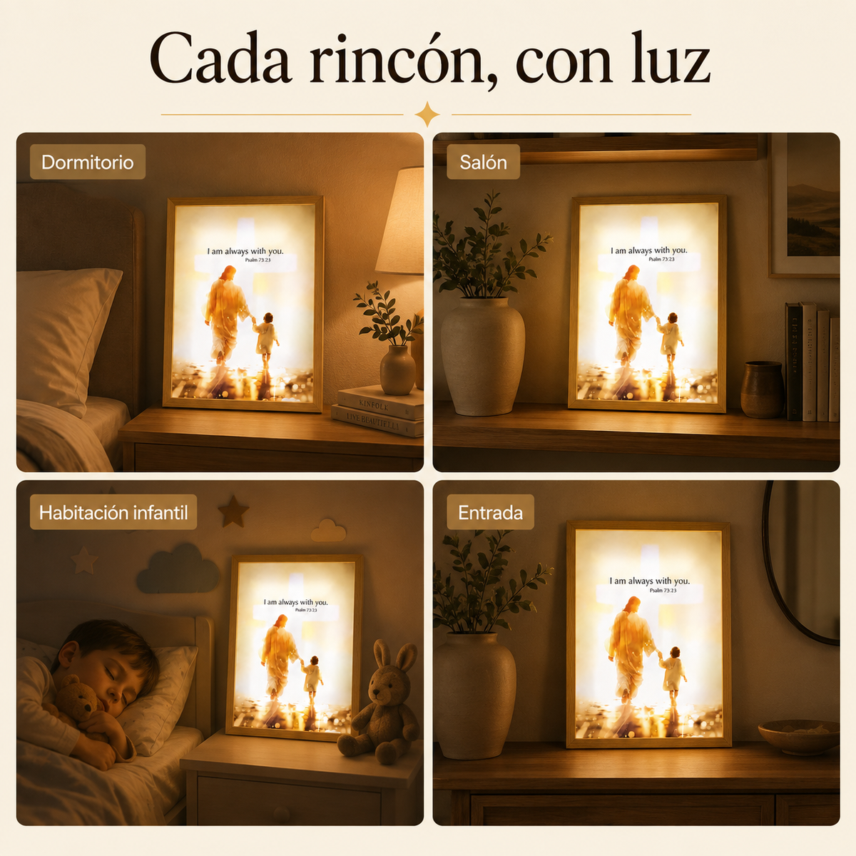 Cuadro Religioso LED